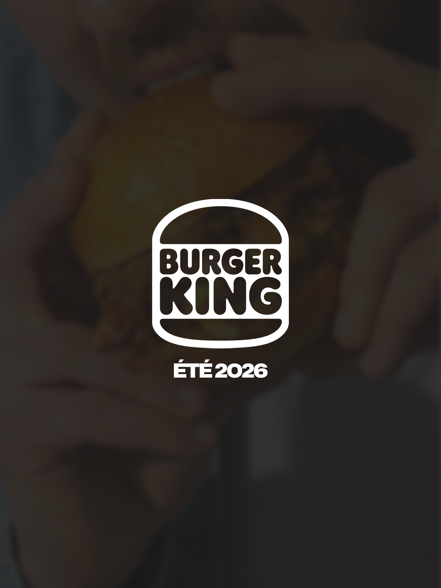 Affiche Burger King Été 2026