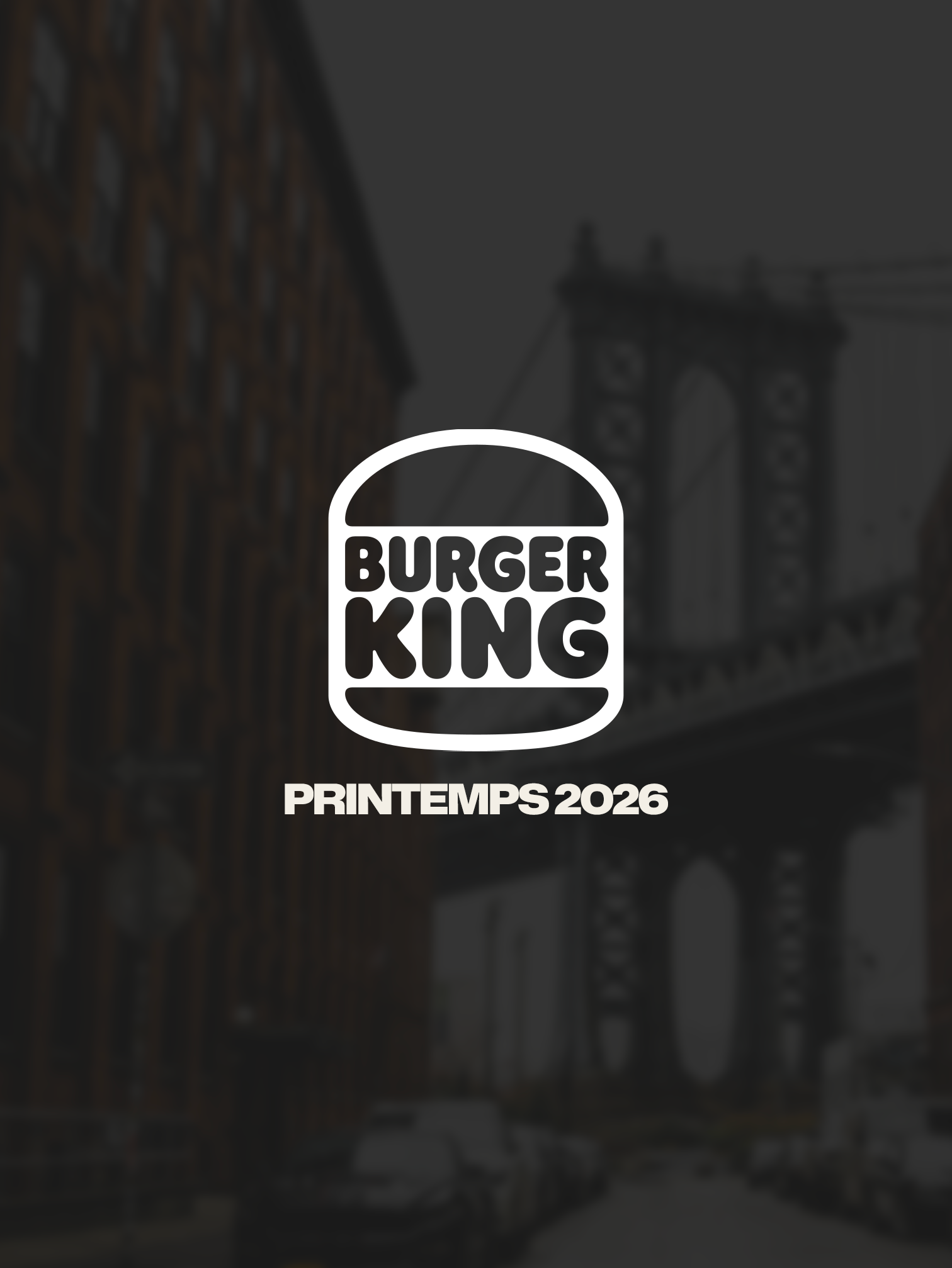Affiche Burger King Printemps 2026